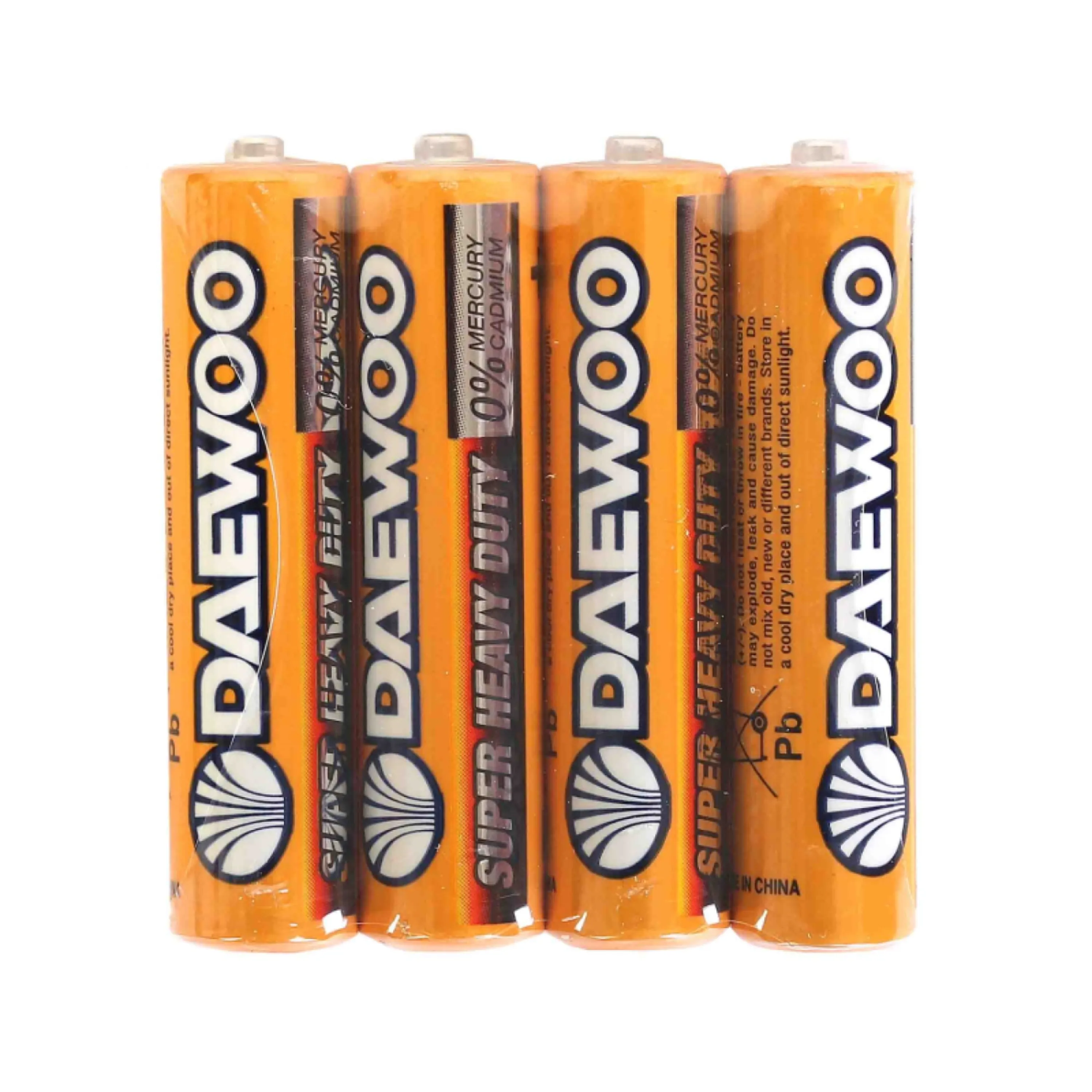 باتری نیم قلمی دوو مدل Super Heavy Duty بسته 4 عددی | KT-020484